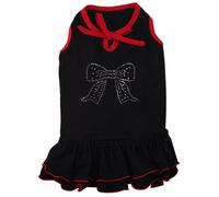 Vestido para perros "Leni" de DoggyDolly negro, XXL, 65% Dto.