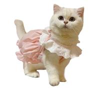 Vestido para Perros, Lindo Versátil y Fácil Pudo en el Vestido de Atuendo de Gato Moda para Gatos la Primavera del Verano (S)