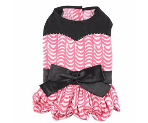 Vestido para perros "Olas rojas" de DoggyDolly, 65% Dto.