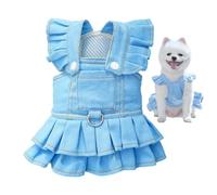 Vestido para Perros Pequeños,Ropa para Gatos de Exterior | Overol Estiloso para Cachorros, Conjunto Decorativo para Paseos Exteriores