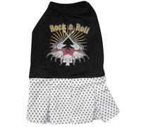Vestido para perros "Rock'n Roll" de DoggyDolly negro, 70% Dto.