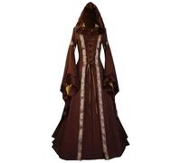 Vestido retro medieval mujer renacentista barroco vestidos medievales retro manga trompeta victoriana gótica vestido grandes tallas maxi carnaval Halloween mujeres fiesta victoriana carnaval cosplay