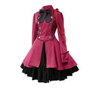 Vestido retro medieval para mujer renacentista, vestido de mujer, estilo retro, largo, princesa, cosplay medieval, elegante, vestido de fiesta histórico para disfraz