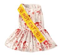 Vestido Sangriento para Perros - Disfraces De De Halloween | Disfraz De Cosplay De De Terror, Falda De Sangre De Halloween De Miedo para Perros, Cómodo Atuendo De para Fiest