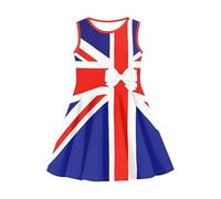 Vestido sin Mangas para niñas con Estampado de Dibujos Animados Divertido, Lindo y cómodo Vestido de Fiesta de Verano con un Estampado Adorable. Resistente a Lavados