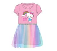 Vestido Single Jersey niña Hello Kitty para Uso Diario - Vestido Single Jersey niña con diseño Divertido y fácil de Combinar