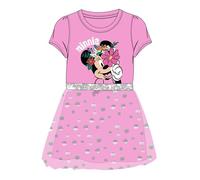 Vestido Single Jersey niña Minnie para Uso Diario - Vestido Single Jersey niña con diseño Divertido y fácil de Combinar