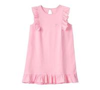 Vestido sólido sin mangas niña niña baile fiesta vestidos ropa, Rosa., 2-3 años