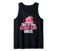 Vestido This Is My Derby Day Sombrero Rosa Carreras De Caballos Camiseta sin Mangas
