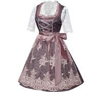 Vestido TiroléS Tradicional Midi para Mujer Dirndl BáVaro Disfraz De Tirolesa Baviera Estilo Folk Cosplay Uniforme Oktoberfest Fiesta la Cerveza, Popular