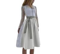 Vestido TiroléS Tradicional Midi para Mujer Dirndl BáVaro Disfraz De Tirolesa Oktoberfest Fat People, Fiesta Carnaval,