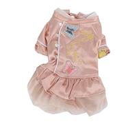 Vestido tradicional chino Cheongsam para perros | Diseño suave con botones a presión para un uso cómodo | Ropa de verano para perros / gatos / animales pequeños | (M)