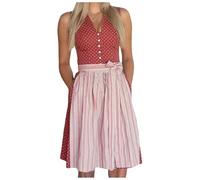 Vestido Tradicional Tirolesa para Mujer Dirndl BáVaro Estilo Mediana AlemáN Fat People, Experiencia De Vestimenta Tnica Carnaval, Oktoberfest, Fiesta