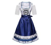 Vestido Tradicional Tirolesa Para Mujer Disfraz Fiesta Mujeres De Oktoberfest Con Delantal Traje Dirndl 3 Piezas Carnaval Cerveza Disfraces