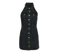 Vestido vaquero de mujer NOISY MAY con cuello y botones, sin mangas, entallado