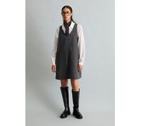Vestido vaquero holgado a rayas Dark Grey XS