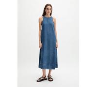 Vestido vaquero sin mangas en forma de A Medium Blue XS
