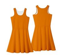 Vestido Verano Mujer Moda Vestido Lentejuelas Casual Tirantes Midi Vestido Fiesta Mujer Elegante Tallas Grandes Vestidos Boho Chic Verano Lino Sexy Ropa Hombre Marca Outlet Orange S