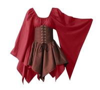 Vestido victoriano para mujer de gran tamaño, disfraz de halloween Cosplay retro estilo patio, disfraz elegante para espectáculo y fiesta, disfraz de Halloween Carnaval
