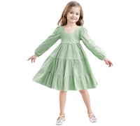 Vestido vintage para niña, vestidos de niño, bebé, cumpleaños, elegante, vestido de comunión, carnaval, encaje, plisado, traje de noche en Tullerobe suave, ropa para bailes de vestir