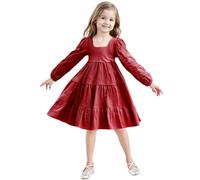 Vestido vintage para niña, vestidos de niño, bebé, cumpleaños, elegante, vestido de comunión, carnaval, encaje, plisado, traje de noche en Tullerobe suave, ropa para bailes de vestir