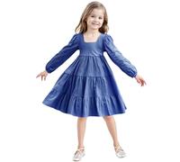 Vestido vintage para niña, vestidos de niño, bebé, cumpleaños, elegante, vestido de comunión, carnaval, encaje, plisado, traje de noche en Tullerobe suave, ropa para bailes de vestir