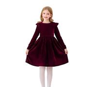 Vestido vintage para niña, vestidos para niños, niñas, bailes, elegante y elegante, vestido de fiesta, comunión, encaje, plisado, traje de noche de tul suave, ropa para dama de honor princesas