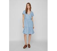 Vestido Wrap Mini Corto Manga Rodilla Cinturón Lazo ONLCARLY NUEVO