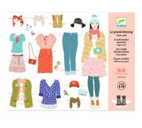 Vestidor de moda para mu ecas de papel DJECO: viste a tus mu ecas con un sinf n de atuendos para el hogar, la escuela o como regalo. Divertido y