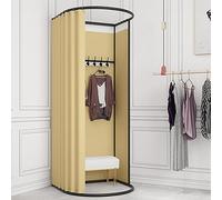 Vestidor portátil para tiendas, vestidor de privacidad para tiendas, vestuario móvil para minoristas, taquilla para centros comerciales y oficinas (color: )