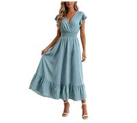 Vestidos Boda Invitada Largo Vestido Largo Mujer Fiesta Maxi Vestido Ajustado Sin Mangas De Fiesta Ligero Formal Vestidos Invitado Boda Graduación Varias Formas De Llevarlo