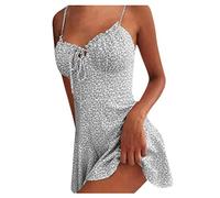 Vestidos casuales para mujer, vestido boho de verano, vestido largo de maternidad, vestido de verano, manga larga, vestido de verano midi, gris, XL