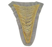 Vestidos con flecos en capas con borlas de varios niveles, con cuentas para declaraciones de moda únicas, ropa de personalidad, acento