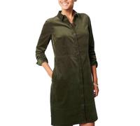 Vestidos cortos de terciopelo para mujer, vintage, de tela aterciopelada, casual, de manga larga, con cuello de camisa y bolsillo, vestidos tipo túnica de primavera, vestido de moda para mujer