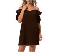 Vestidos Cortos Mujer Verano Frescos Vestido Corto Sexy Boho Chic para Fiesta Playa y Uso Diario Ropa Femininos Elegante Ligera Comoda para Eventos Especiales y Salidas Informales