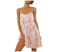 Vestidos De Fiesta Mujer Cortos para Playa Cóctel Rosa Bonitos Ocasiones Embarazada Sirena Conjuntos Viejo Estatura Premama Caderonas Dorado XL Jackie Saten Campo Bolsillos