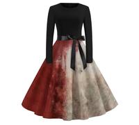 Vestidos De Fiesta Mujer Elegantes Disfraz Halloween Adulta Manga Larga Elegante Disfraz Mujer Diablo Fiestas Y Cosplay Vestidos Vintage Novia Cadaver Dresses for Women 5XL