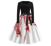 Vestidos De Fiesta Mujer Elegantes Disfraz Halloween Adulta Manga Larga Elegante Disfraz Mujer Sexy Terror Fiestas Y Cosplay Vestidos Gotico Novia Cadaver Dresses for Women 5XL