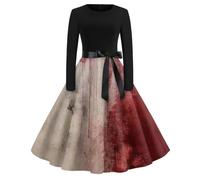 Vestidos De Fiesta Mujer Elegantes Disfraz Halloween Adulta Manga Larga Gotico Disfraz Fantasma Mujer Medieval Fiestas Y Cosplay Vestidos Moda Novia Cadaver Dresses for Women XXL