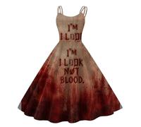 Vestidos De Fiesta Mujer Elegantes Disfraz Halloween Adulta Sin Mangas Moda Disfraz Vampiresa Mujer Fantasma Fiestas Y Cosplay Vestidos Vintage Novia Cadaver Dresses for Women XXL