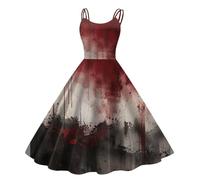 Vestidos De Fiesta Mujer Elegantes Disfraz Halloween Adulta Sin Mangas Moda Vestido Medieval Mujer Medieval Fiestas Y Cosplay Vestidos Elegante Novia Cadaver Dresses for Women XXL