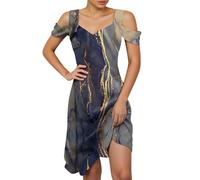 Vestidos De Fiesta Mujer Elegantes Vestido Corto de Fiesta con Cuello en V Casual Elegante Solid Color Long Sundress Primavera Otoño Dress Cuello y Diseño Fluido