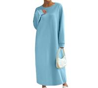 Vestidos De Fiesta Mujer Elegantes Vestido Invitada Boda Casual Ropa Manga Larga Clásico Disfraz Primavera Top Nochevieja Pantalones Elegante 2#Azul Cielo 3XL 2026