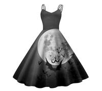 Vestidos de Halloween para mujer, verano, gótico, vestidos de noche, vestidos de noche con impresión 3D, vestido de fiesta, vestido de cóctel, vestido de noche, vestido de fiesta, vestido de cóctel