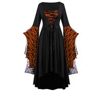 Vestidos De Halloween Swing Para Mujer Vestido GóTico Bruja Corsé Renacentista Medieval Disfraz Carnaval Encaje Disfraces Originales Fiesta Cosplay Retro