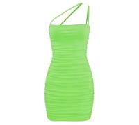 Vestidos De Mujer, Vestido Mujer Casual,Lencero Casual de con Escote Pronunciado y Bajo Escalonado para un Atuendo Diario Elegante de Verano