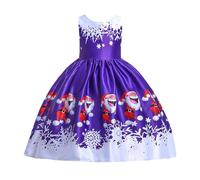 Vestidos De Navidad Niña - Vestidos De Fiesta De Princesa para Niñas Pequeñas Sin Mangas para Navidad
