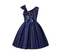Vestidos De NiñA De 2 A 5 AñOs-NiñOs PequeñOs NiñAs Estampados Sin Mangas Hoilday Frocks Corte Estilo Bowknot Vestido Princesa Ropa