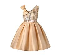 Vestidos De NiñA De 2 A 5 AñOs-NiñOs PequeñOs NiñAs Estampados Sin Mangas Hoilday Frocks Corte Estilo Bowknot Vestido Princesa Ropa