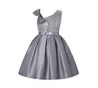 Vestidos De NiñA De 2 A 5 AñOs-NiñOs PequeñOs NiñAs Estampados Sin Mangas Hoilday Frocks Corte Estilo Bowknot Vestido Princesa Ropa